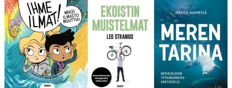 Uutuuskirjoja ilmastonmuutoksen torjunnasta, suomalaisesta siirtomaaherruudesta ja sisällissodasta