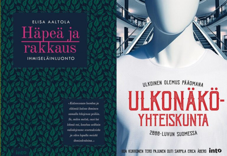 Häpeä ja rakkaus & Ulkonäköyhteiskunta ilmestyvät Turun kirjamessuilla