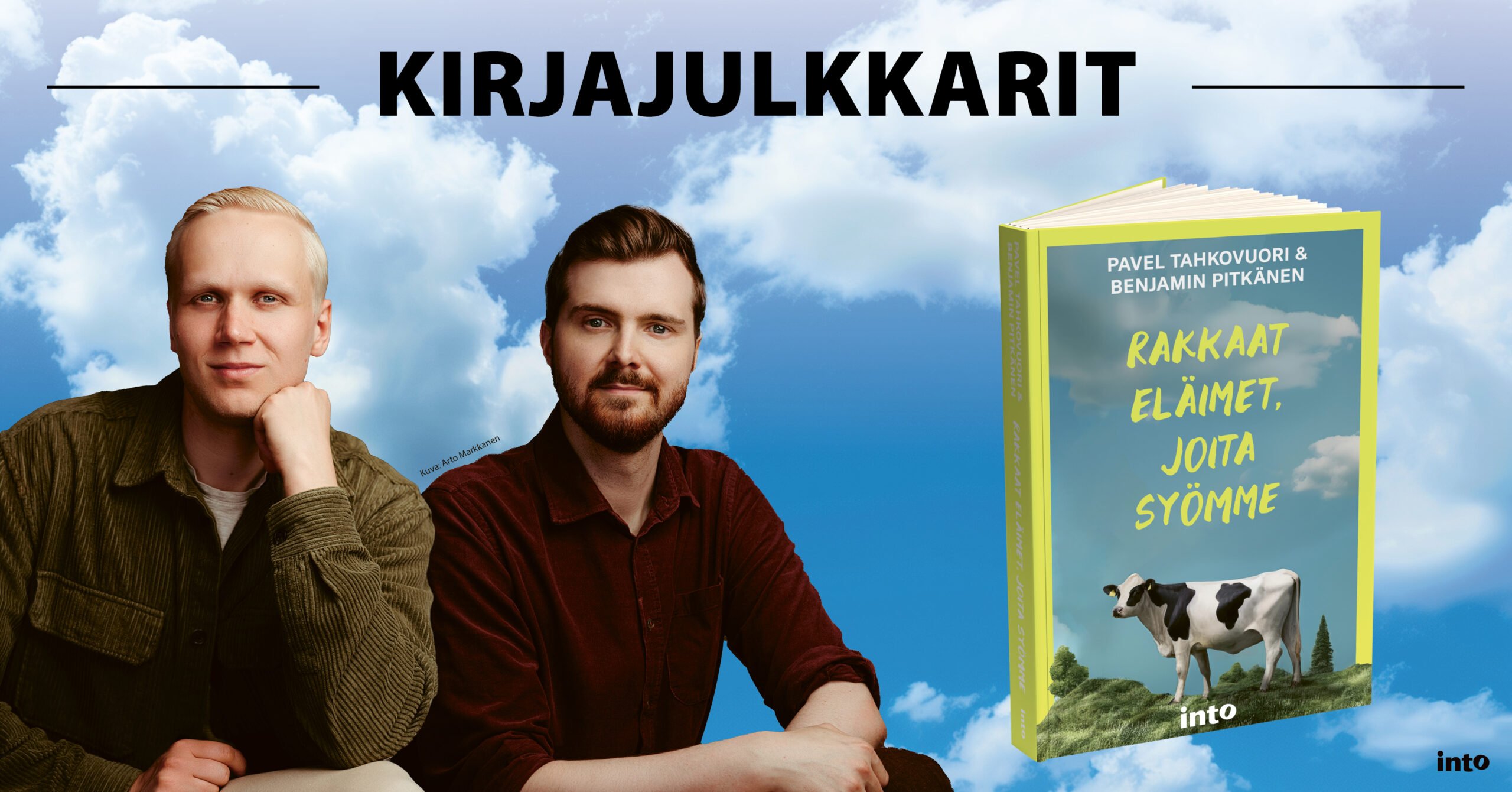 Rakkaat eläimet, joita syömme kirjailijavierailu Tampereella