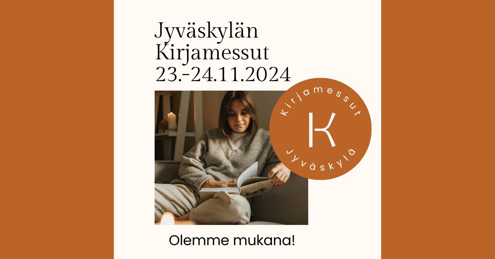 Innon kirjailijat Jyväskylän Kirjamessuilla 23.–24.11.