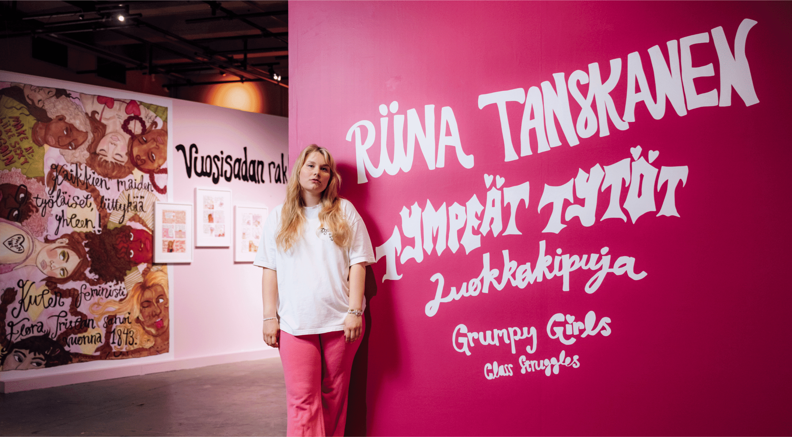 Riina Tanskasen Tympeät tytöt -näyttely avautuu Tampereella