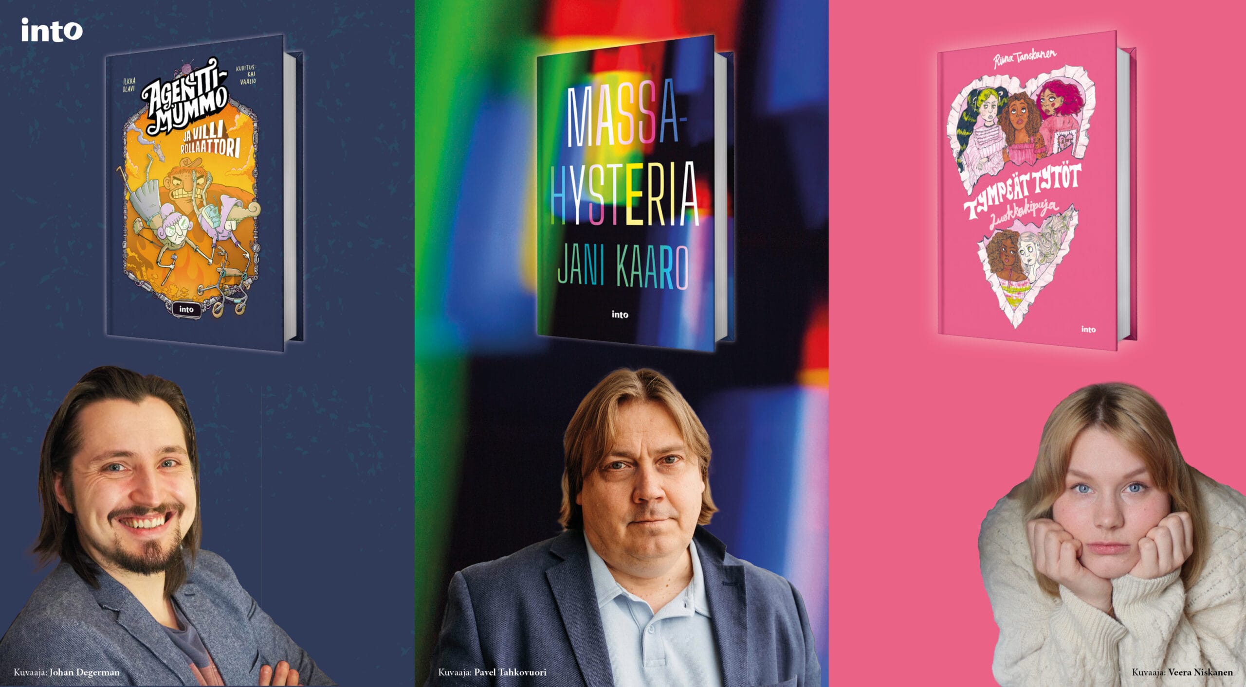 Kirjojen Yö Akateeminen Kirjakauppa Tampere 7.8.2025: Markku Tasala, Partisaanien sotavankina & Laura Suomela: Ruusuja ja risteyskohtia