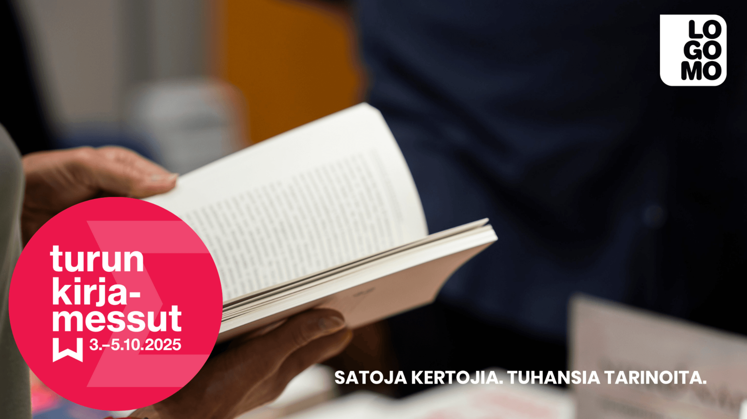 Innon kirjailijat Turun Kirjamessuilla 3.-5.10.2025