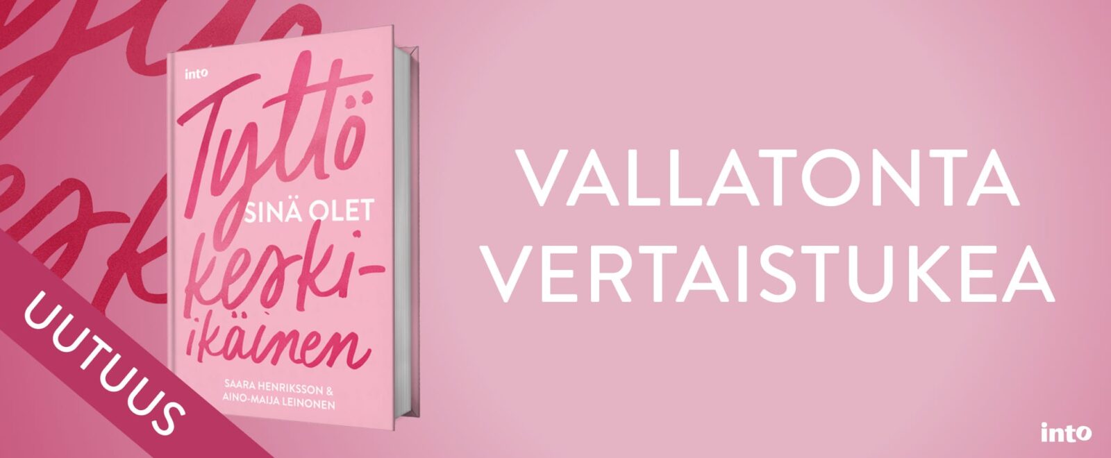 Tyttö sinä olet keski-ikäinen – Verkkokauppabanner