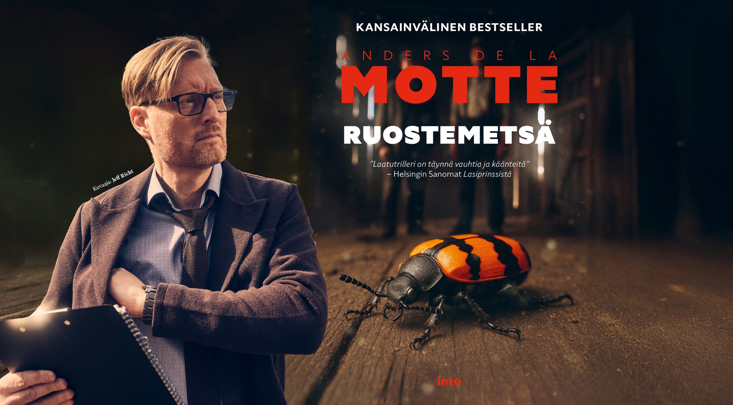 Kansainvälinen bestseller Ruostemetsä on täällä
