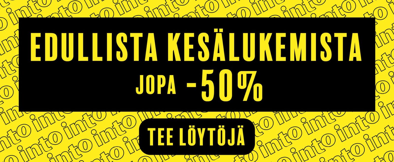 Ale - Verkkokauppabanner Kesälukemista